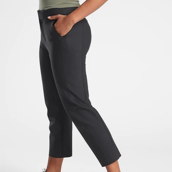 Athleta Stellar Straight Crop Pants size 0 Black - Picture 2 of 5